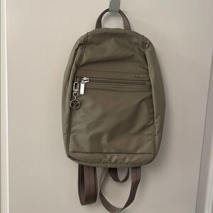 Hedgren Taupe Compact Sling Backpack